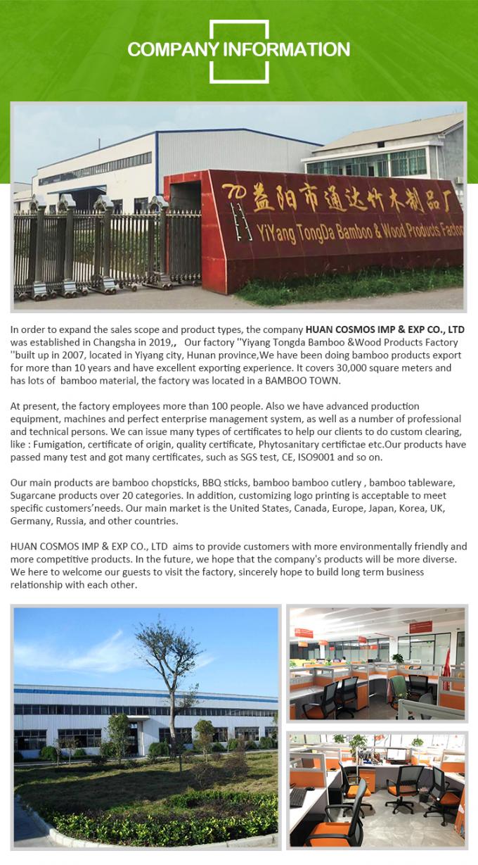 Palillos Tensoge redondos para chop suey Panda para llevar Embalaje de comida Ramen Sushi Restaurante Palillos de bambú 13