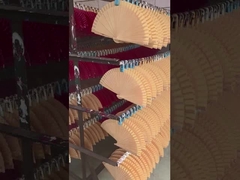 Ventiladores de acordeón de bambú personalizados de doble cara