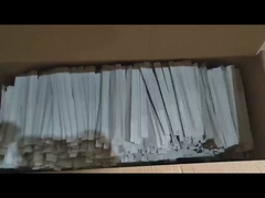 Agitadora de café con embalaje cubierto de papel completo