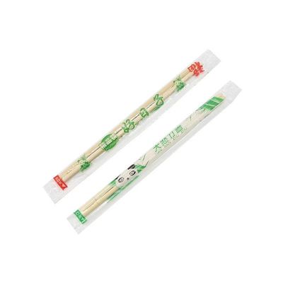 9" Disposable Round Bamboo Chopsticks with OPP Packing
