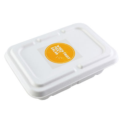 Customized Compostable Sugarcane Bagasse Food Container Restaurant Packaging
