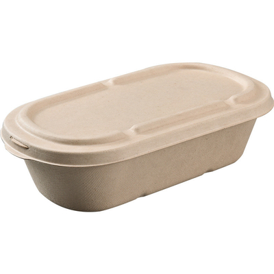 Sugarcane Bagasse Salad Fruit Take Away Food Containers Biodegradable
