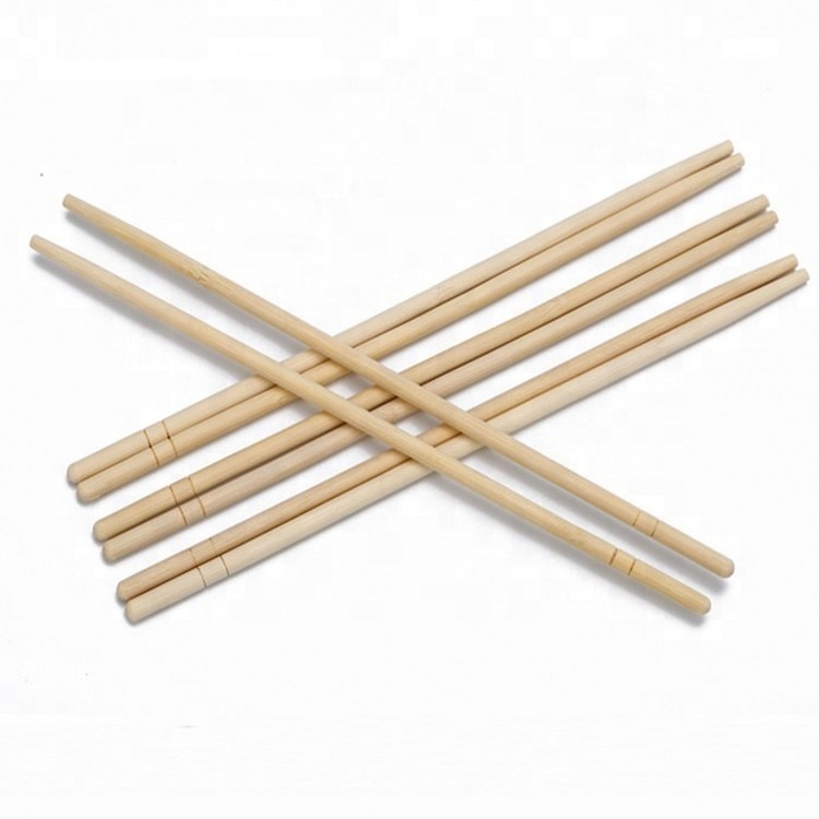 Customized 9'' Length Disposable Bamboo Chopsticks 100prs/bag with 4.0-5.0mm Thickness for Restaurant Use