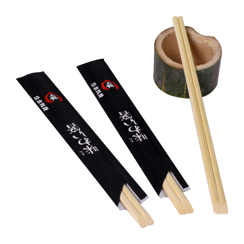 Disposable Bamboo Chopsticks Made from 100% Natural Moso Bamboo with High Temperature Sterilization and Custom Logo Packing