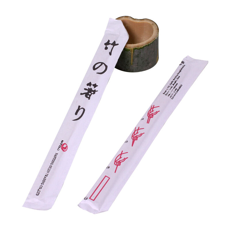 Disposable Bamboo Chopsticks 100% Natural Moso Bamboo with Custom Logo in 210/230/240mm Size for Sushi Sticks