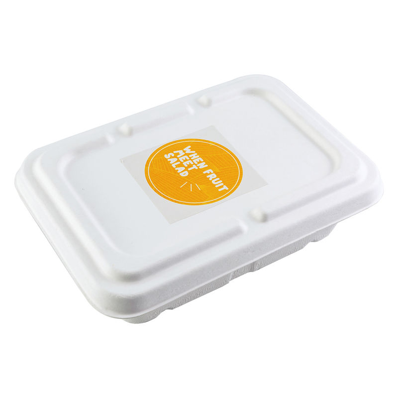 Customized Compostable Sugarcane Bagasse Food Container Restaurant Packaging