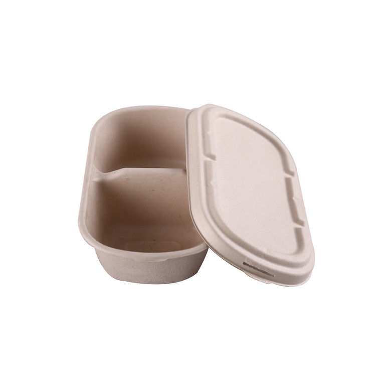 Sugarcane Bagasse Food Container Lunch Food  Bagasse Take Out Refrigerator