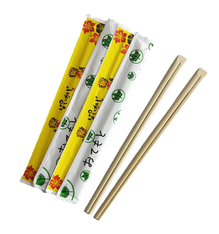 Twin Disposable Natural Bamboo Chopsticks OEM Accepted