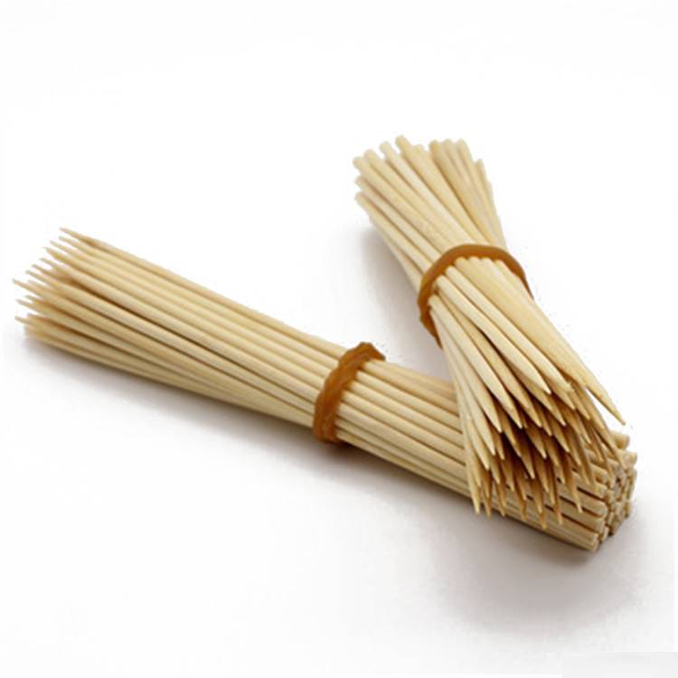 Disposable Bamboo Marshmallow Roasting Sticks 40cm Length 4 - 6mm Diameter