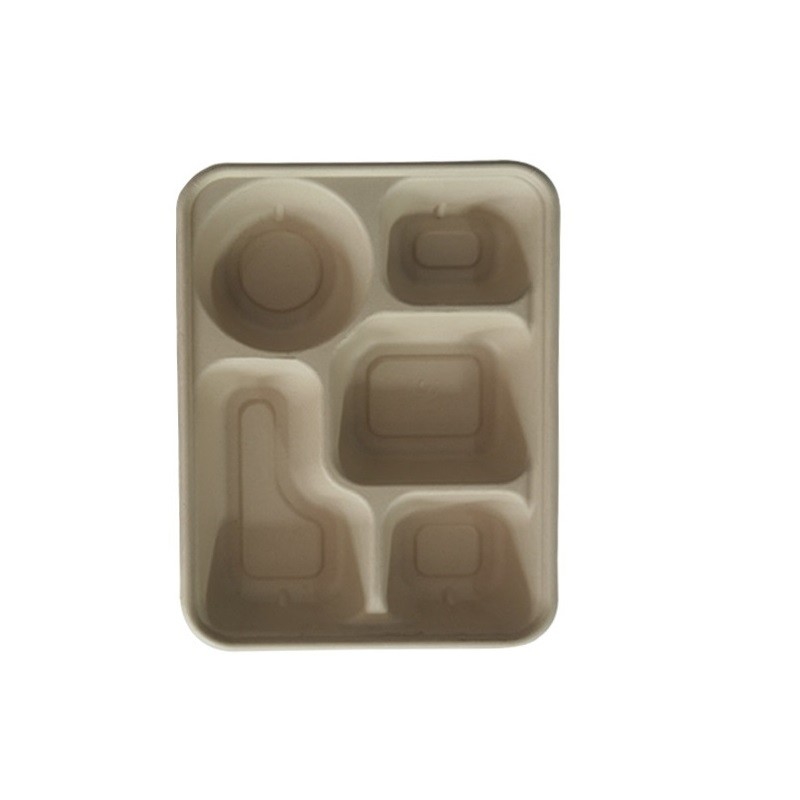 One Time Use Dinner Plate Biodegradable Food Containers Compostable