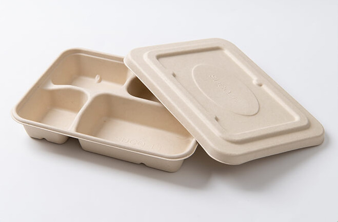 One Time Use Dinner Plate Biodegradable Food Containers Compostable