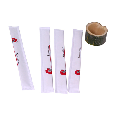 21cm Restaurant Disposable Bamboo Chopsticks Custom Printed Fast Food